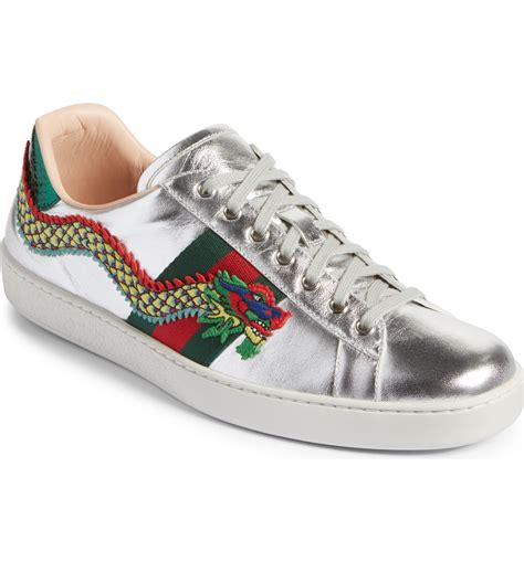 gucci mens sneakers dragon|gucci ace dragon sneakers.